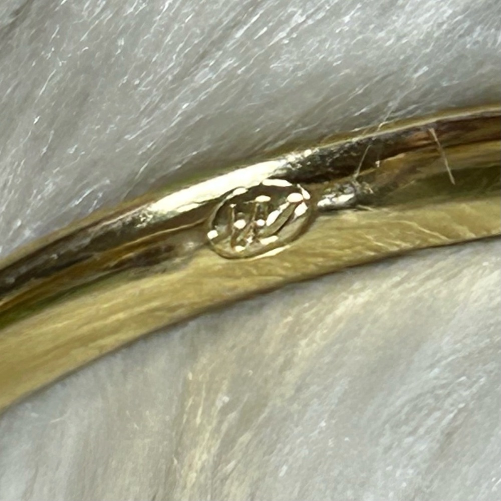 Liz Claiborne two tone bangle Bracelet - Picture 4 of 8